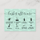 Zoek naar wimper uitbreidingen visitekaartjes Nazorg