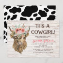 Zoek naar rustic cowgirl babyshower uitnodigingen Roze