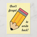 Zoek naar het schrijven briefkaarten School