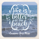 Zoek naar zeekust onderzetters Zomer