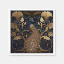 Zoek naar pauw papieren servetten Blauw