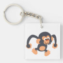 Zoek naar chimpansee sleutelhangers Schattig