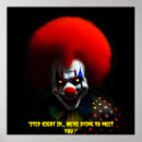 Zoek naar enge posters Clown