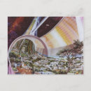 Zoek naar vintage sci fi briefkaarten Ruimte