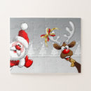 Zoek naar de kerstman puzzels Ieder kind