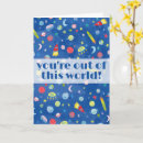 Zoek naar ruimteschip kaarten Schattig