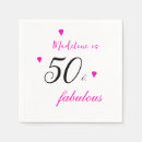 Zoek naar fabelachtige verjaardag servetten Vijftigste