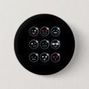 Zoek naar gekke gezichten buttons Plezier