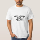 Zoek naar anti sociaal tshirts Sociale angst