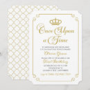 Zoek naar gouden kroon uitnodigingen Elegant