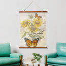 Zoek naar zonnebloem vlinder kunst Vintage