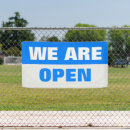Zoek naar het openen We zijn open