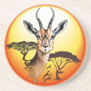 Zoek naar antilope onderzetters Gazelle