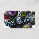 Zoek naar digitale camera visitekaartjes Afbeelding