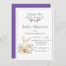 Zoek naar lavender babyshower uitnodigingen Voor iedereen