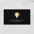 Zoek naar gloeilamp visitekaartjes Zwart