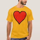 Zoek naar zwart hart tshirts Rood