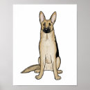 Zoek naar zwarte hond posters Duitse herder