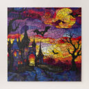 Zoek naar halloween puzzels Spookachtig