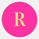 Zoek naar monogram ronde stickers Chic