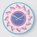 Zoek naar paar paarden klokken Roze