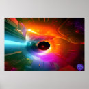 Zoek naar zwart gat posters Ruimte