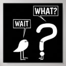 Zoek naar vraagteken posters Wacht wat