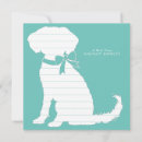 Zoek naar mini notitiekaarten Hond