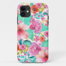 Zoek naar romantische bloemen iphone hoesjes Waterverf