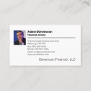 Zoek naar financiële adviseur visitekaartjes Financiering