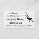 Zoek naar pest control visitekaartjes Spin