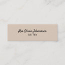 Zoek naar soft visitekaartjes Minimalistisch