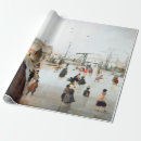 Zoek naar dorp cadeaupapier Winter