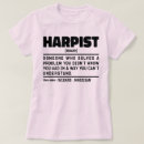 Zoek naar muziekinstrument tshirts Harpist