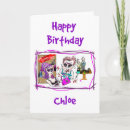 Zoek naar chloe briefkaarten Kleurrijk