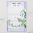 Zoek naar kolibrie briefpapier Bloemen