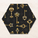 Zoek naar sleutel onderzetters Goud