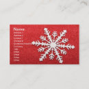 Zoek naar snowflake visitekaartjes Winter