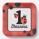 Zoek naar lieveheersbeestje borden 1e verjaardag