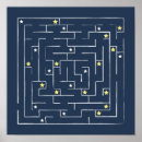 Zoek naar labyrinten posters Voor kinderen