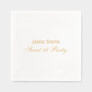 Zoek naar sweet sixteen servetten Minimalistisch