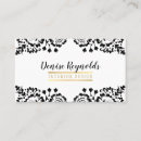 Zoek naar wit kant visitekaartjes Baas