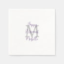 Zoek naar paars en wit servetten Voor iedereen