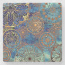 Zoek naar barok patroon onderzetters Abstract