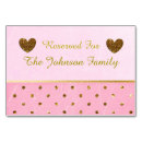 Zoek naar gereserveerd tafelkaarten Roze