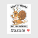 Zoek naar cartoon slakken stickers Humor