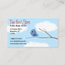 Zoek naar vogels visitekaartjes Klant