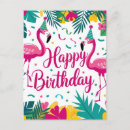 Zoek naar leuke flamingo briefkaarten Verjaardag