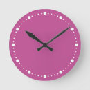 Zoek naar roze stippen klokken Minimalistisch