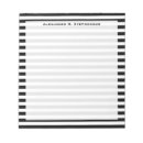 Zoek naar zwarte strepen notitieblokken Patroon